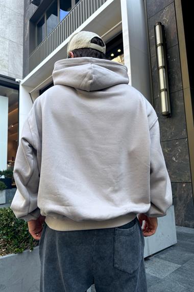 Silver Basic Oversize Hoodie