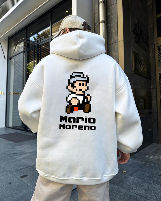Off-White "Mario" Printed Oversize Hoodie