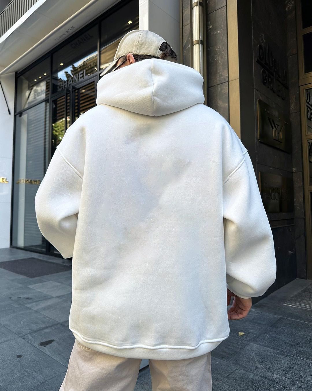 Off-White "Donald" Printed Oversize Hoodie
